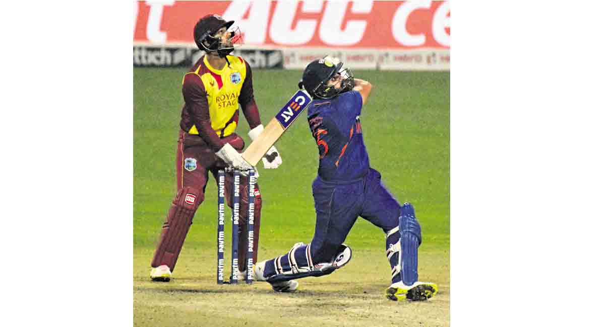 India beat WI by six wickets in first T20I