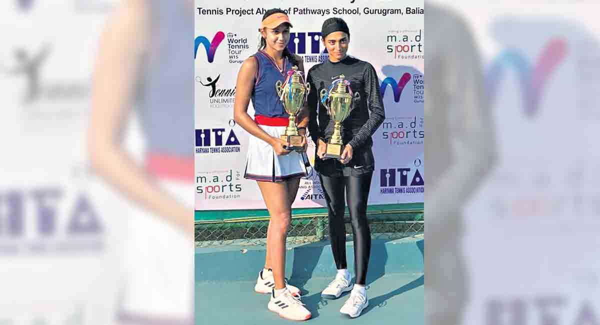 Rashmikaa, Humera pair triumphs Haryana Women’s ITF $15k tennis tournament