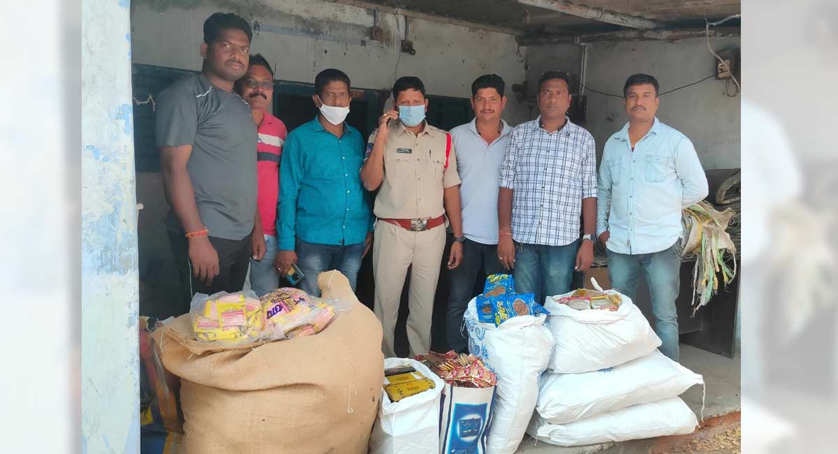 Tobacco products worth Rs 5 lakh seized in Mancherial