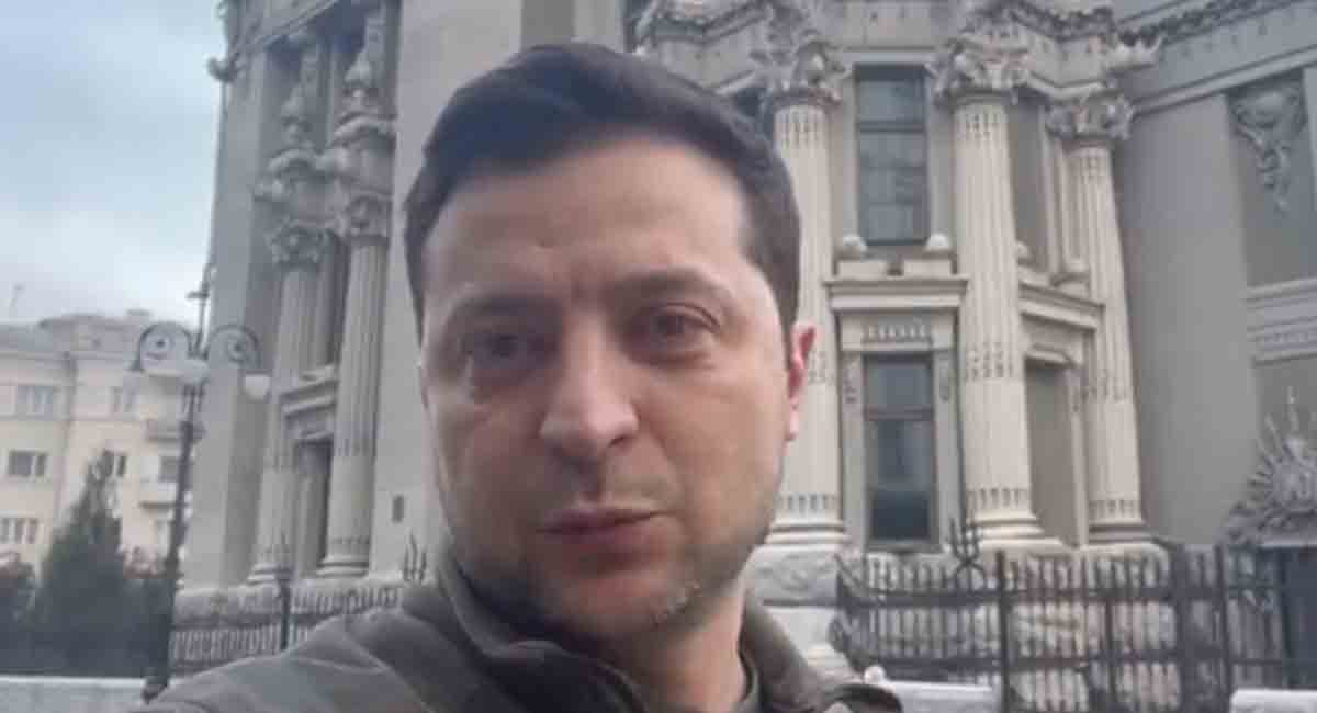 ‘I am here’: Ukraine President posts defiant video from Kiev