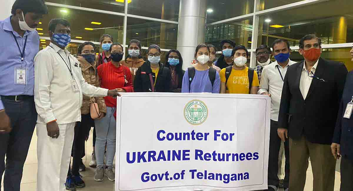 11 more students stuck in Ukraine arrive in Hyderabad