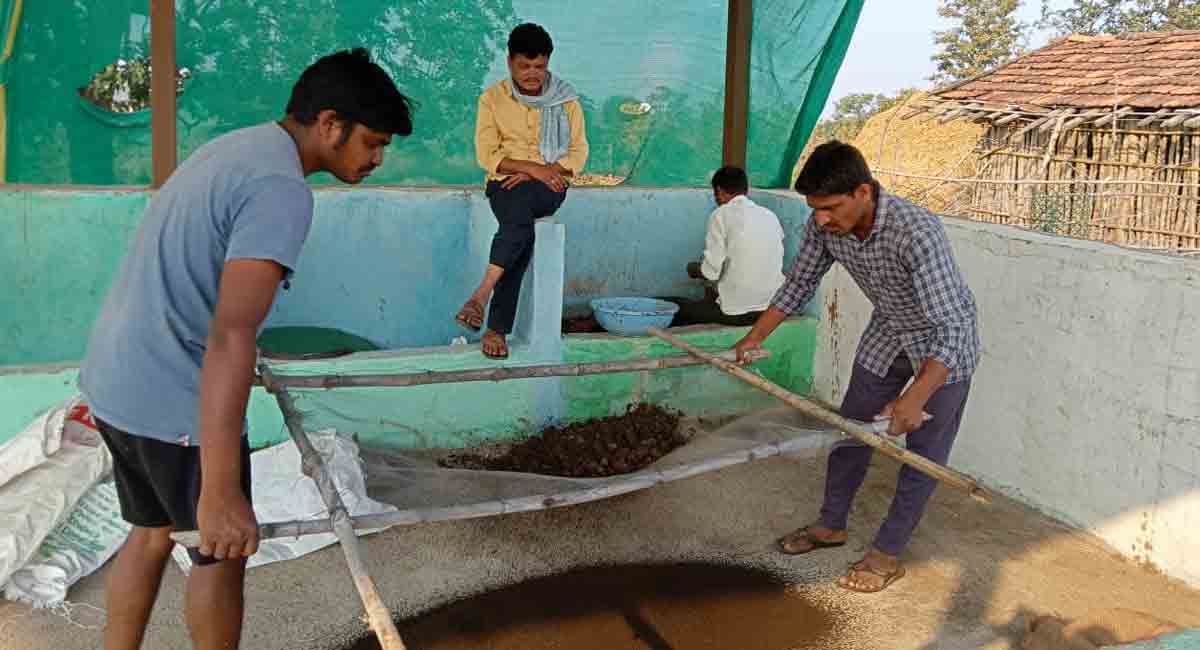 Gram Panchayats in Asifabad convert waste into wealth