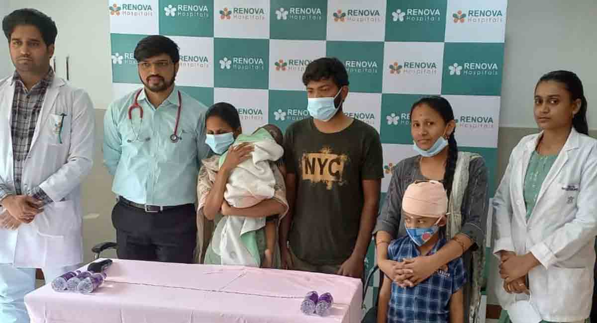 18-month-old undergoes brain surgery after falling from second floor