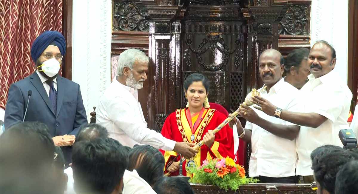 28-year-old R Priya sworn in as Chennai’s youngest Mayor
