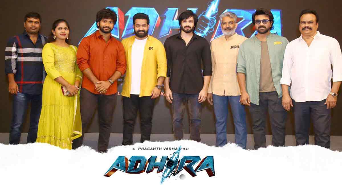 Rajamouli, NTR, Ram Charan drop first look of Prashanth Varma’s ‘Adhira’