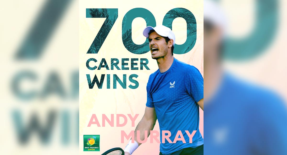 Andy Murray fights back for landmark 700th career win at Indian Wells