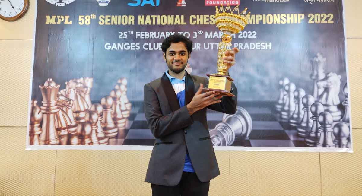 National Chess Championship: Telangana’s Arjun crowned national champion