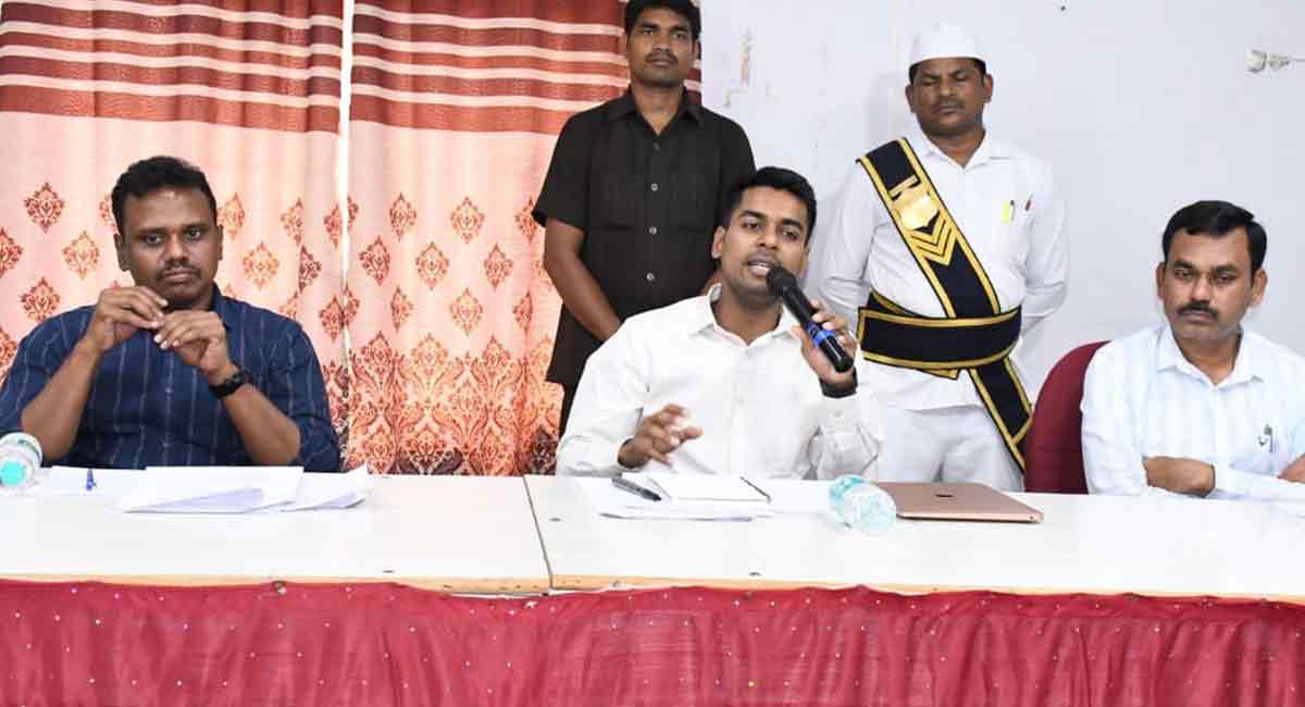 Kothagudem Collector asks officials to focus on sanitation at Rama Navami celebrations