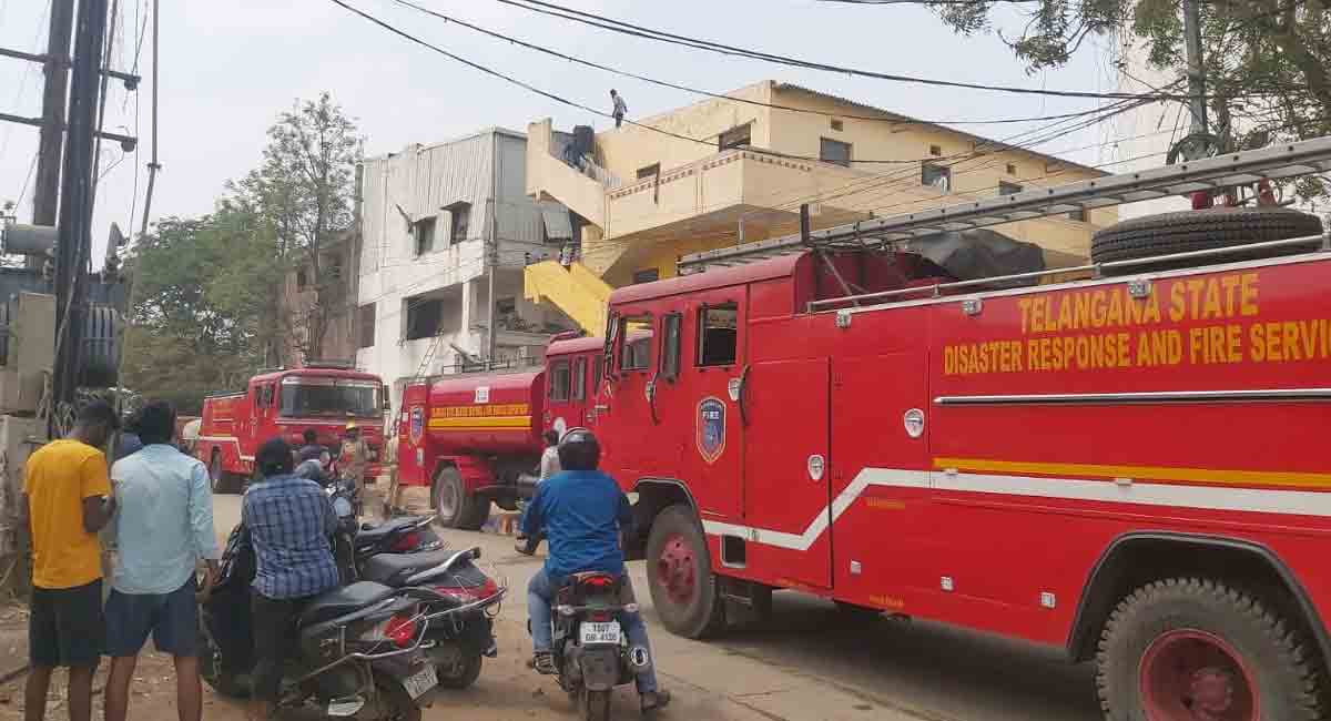 Hyderabad: Fire breaks out at Balanagar, no casualties reported