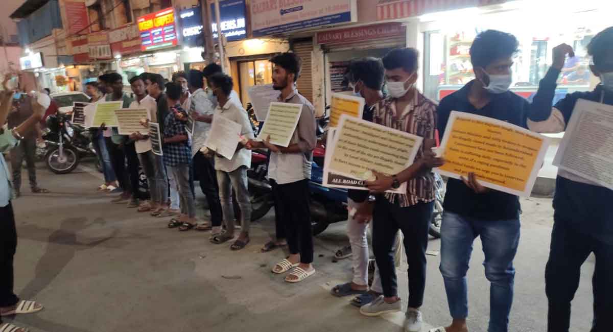 Secunderabad cantonment residents take to streets over closed roads