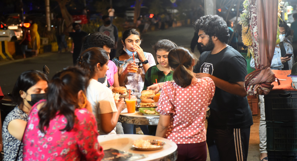 As Covid recedes, Hyderabad’s DLF night street gets buzzing again