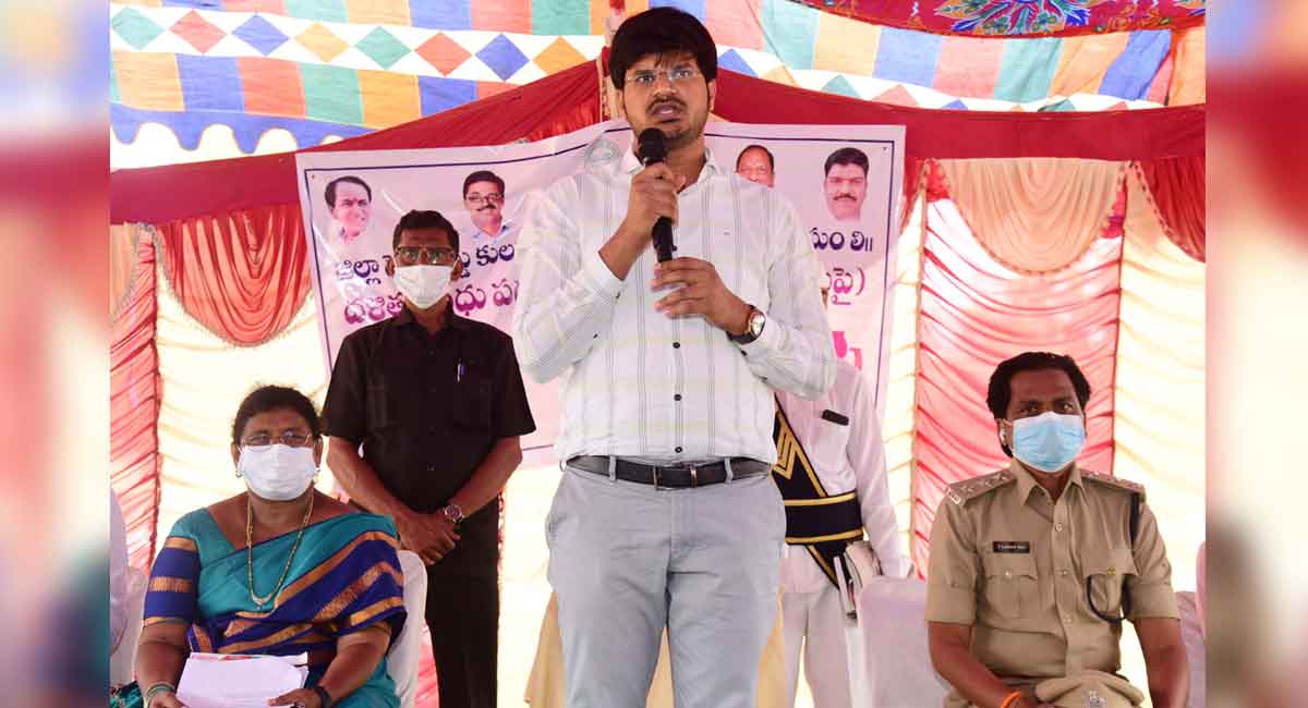 Auto mobile exhibition held for Dalit Bandhu beneficiaries in Khammam