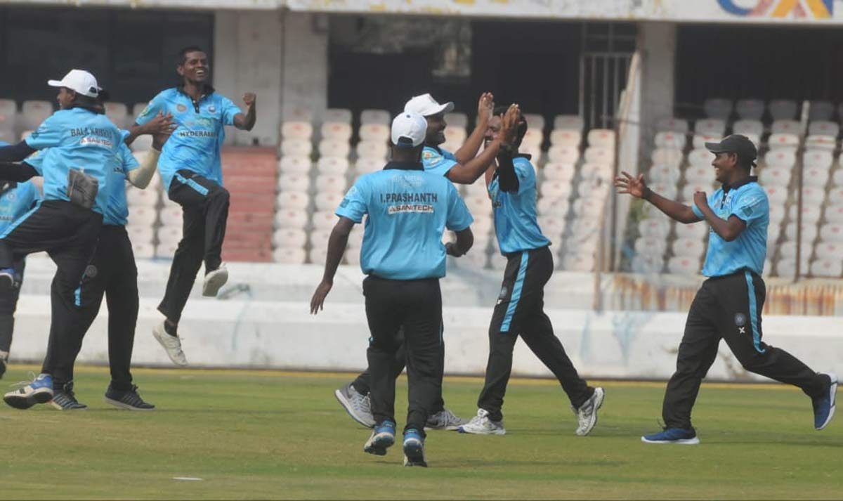Hyderabad wins Divyang T20 cricket tournament
