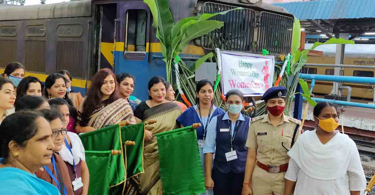 Andhra Pradesh: All-women crew special train flagged off