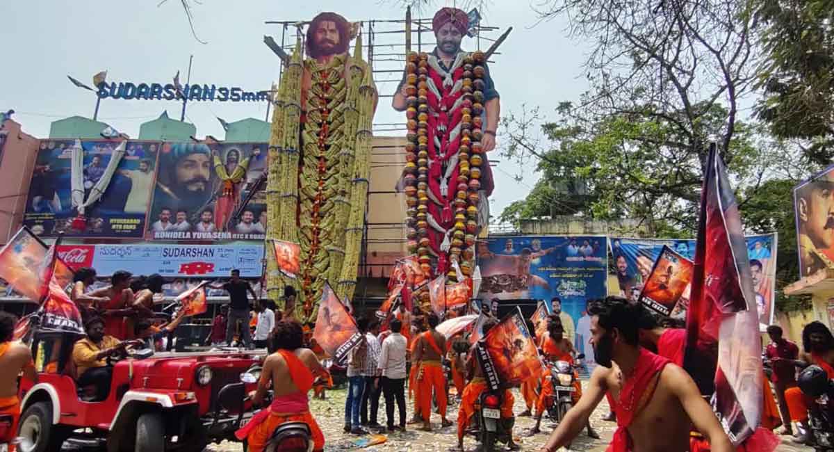 Fans celebrate ‘RRR’ day in theatres, calling it ‘pride of Indian cinema’