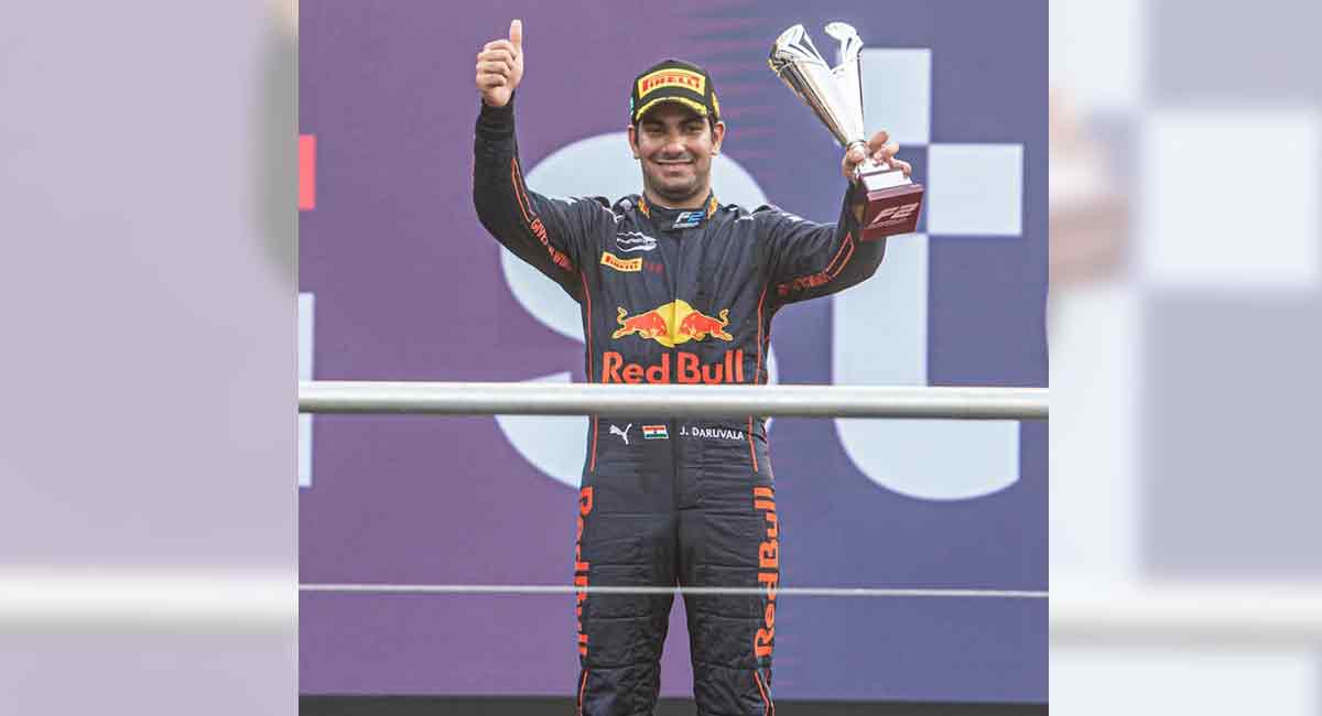 India’s Jehan Daruvala races to his second podium finish of the season
