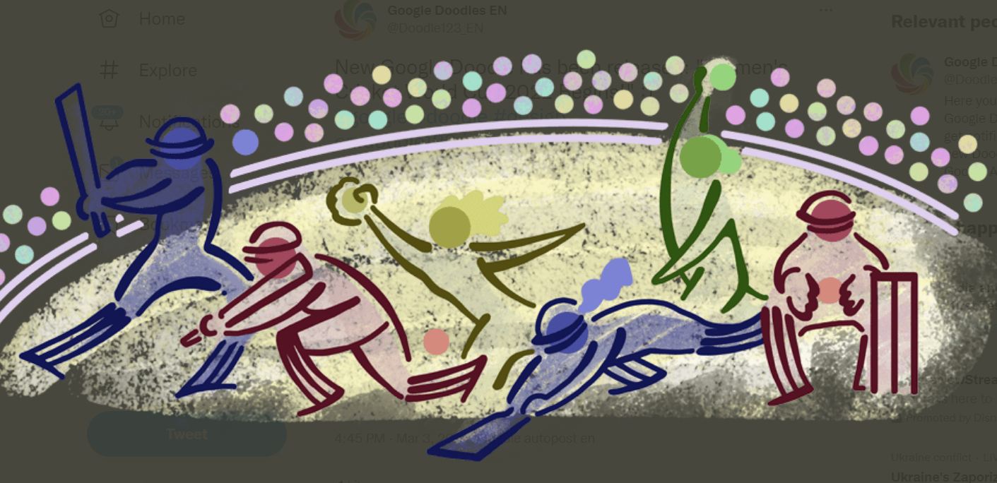 Google doodle marks the beginning of ICC Women’s World Cup Tournament