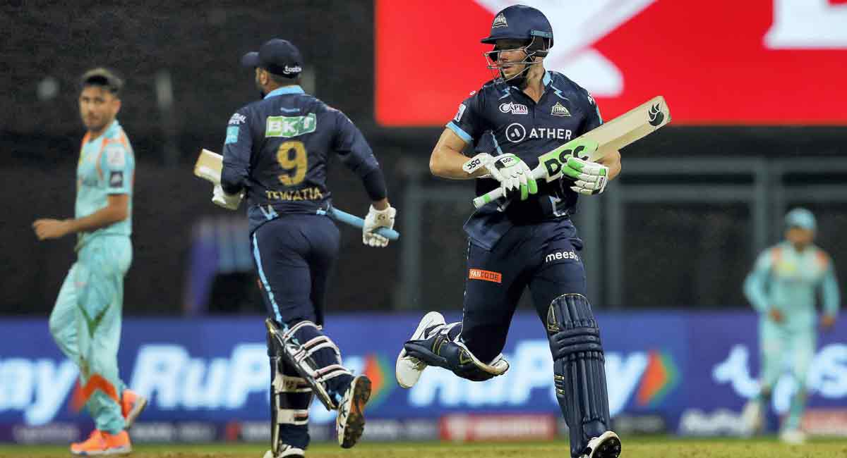 IPL 2022: Gujarat Titans beat Lucknow Super Giants by five wickets