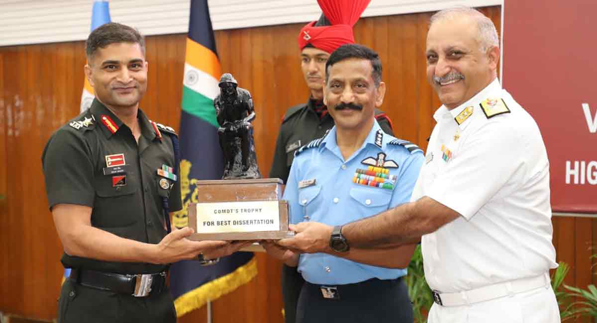Higher Defence Management Course concludes at College of Defence Management