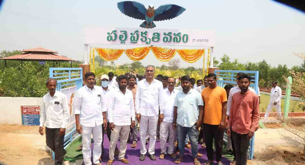 Ensanpally will be the High-tech city of Siddipet: Harish Rao