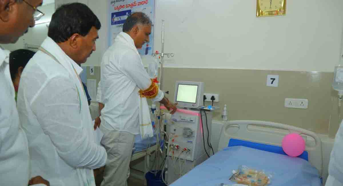 Harish Rao inaugurates 42-bed pediatric ward in Gajwel Hospital