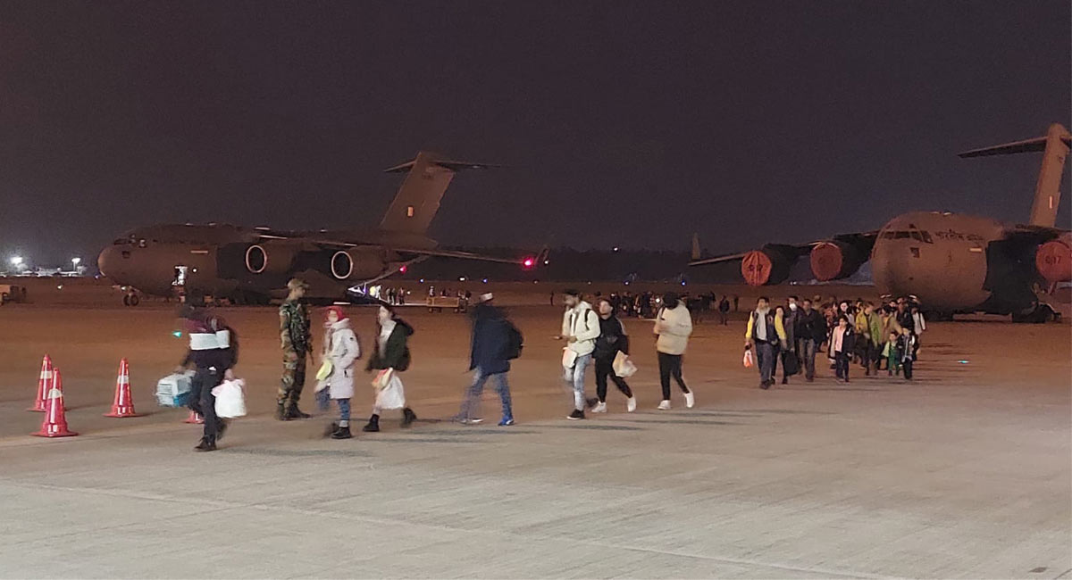 IAF flight with 119 Indians, 27 foreigners land in Delhi from Bucharest