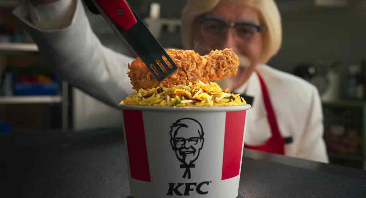 KFC Biryani Bucket is what biryani dreams are made of !