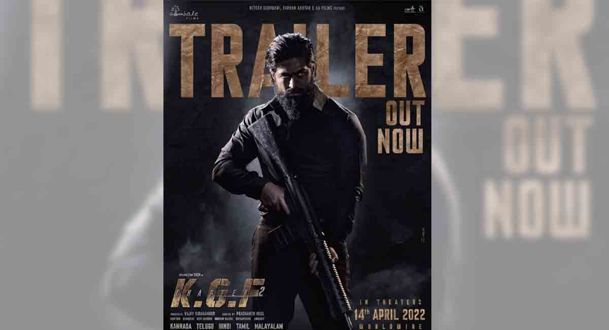 ‘KGF: Chapter 2’ trailer promises mind-blowing action, peppy soundtrack