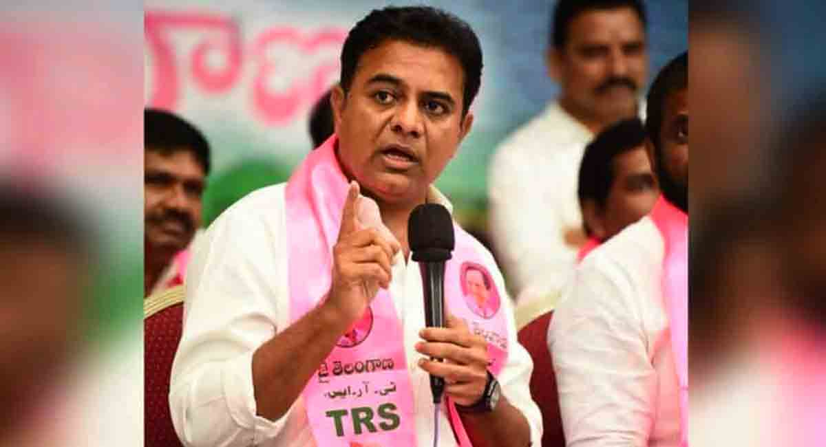 KTR slams BJP for taking credit for 100 pc drinking water connections in Telangana