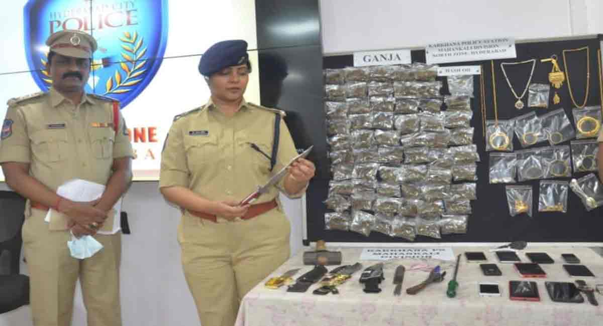 Hyderabad: Man held with drugs in Karkhana