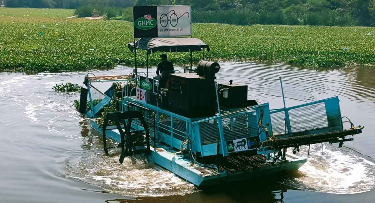 GHMC on misson mode to rejuvenate lakes in Hyderabad