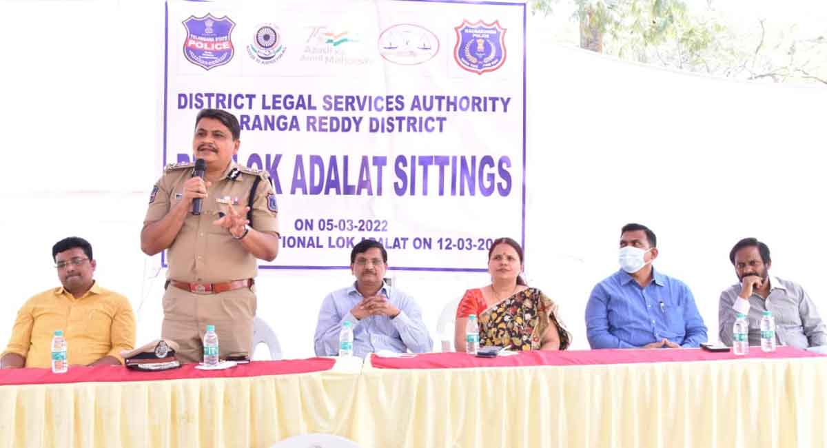 Rachakonda Police, DLSA conduct pre-mega Lok Adalat