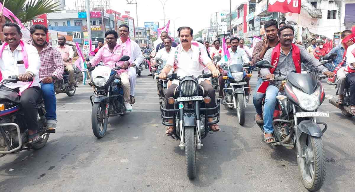 BJP ruining nation like a pest: MLA Vinay Bhaskar