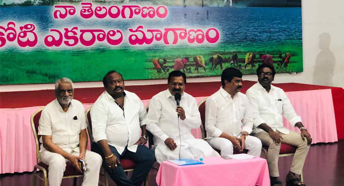 TRS warns of launching a severe agitation on Paddy issue after Ugadi