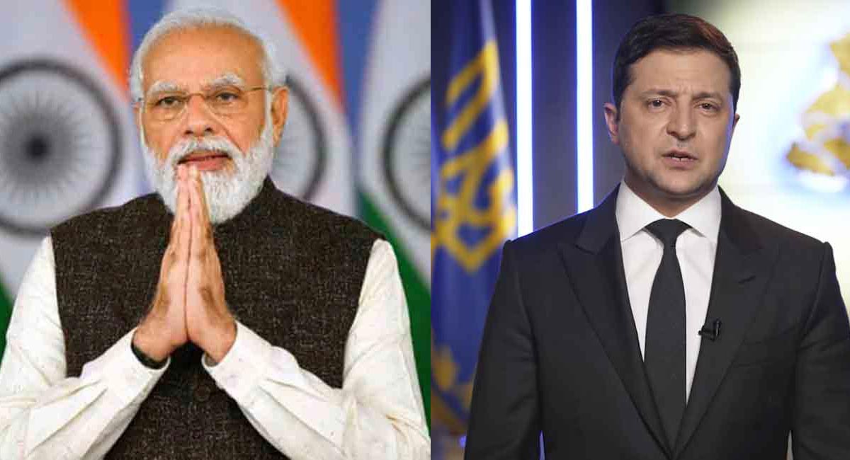 Modi speaks to Zelensky, expresses deep concern over Ukraine conflict