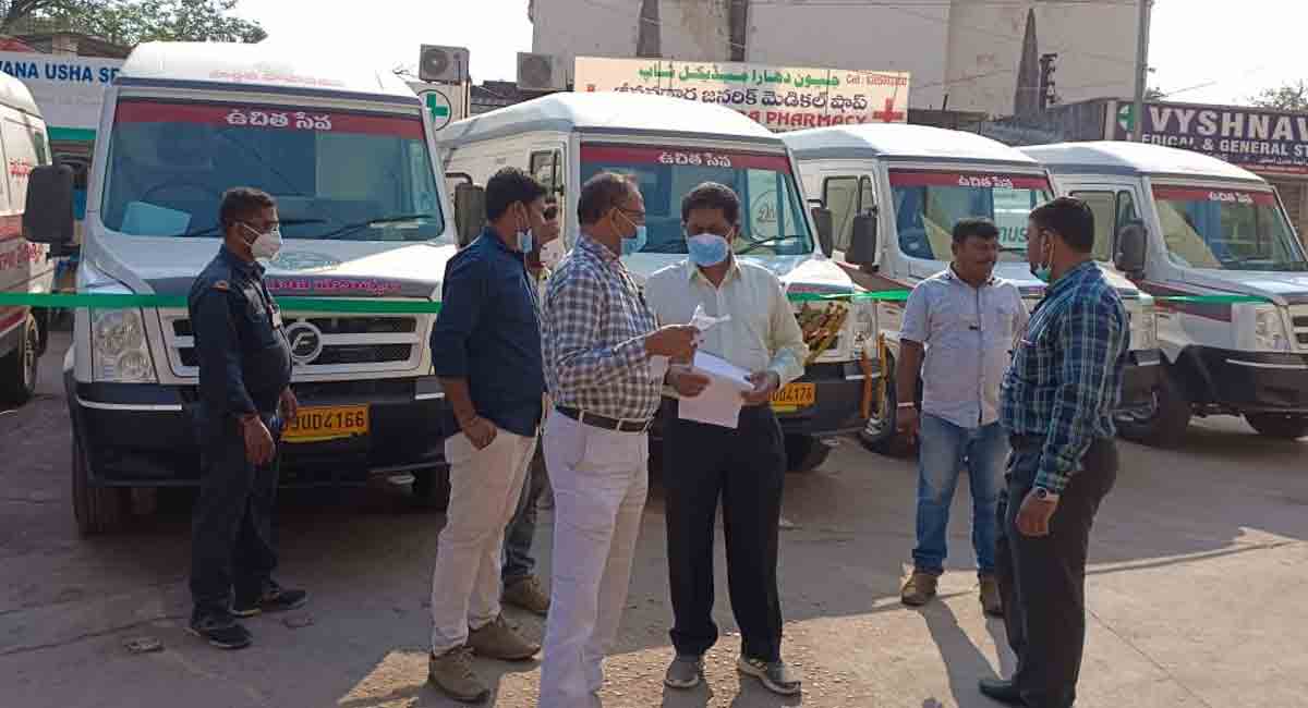 Telangana Health dept launches five hearse vehicles at OGH