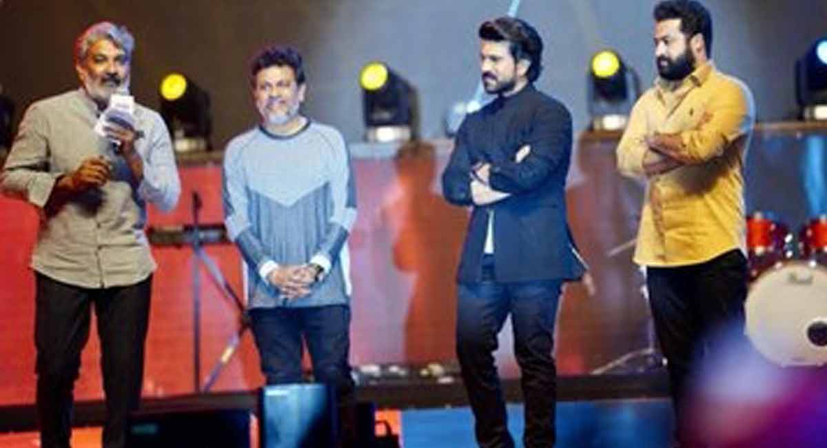 Rajamouli gets emotional as he speaks about Chiranjeevi at ‘RRR’ event