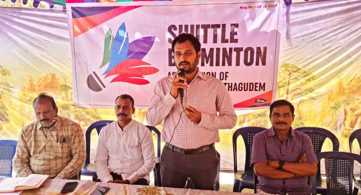 SBA-BKGM aims to promote shuttle badminton in Kothagudem