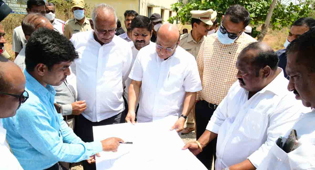 Karimnagar: TTD team visits proposed Venkateshwara Swamy temple site