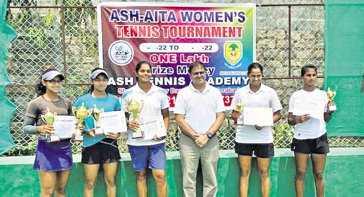 Sanjana clinches title at AITA Women’s Tennis Tournament