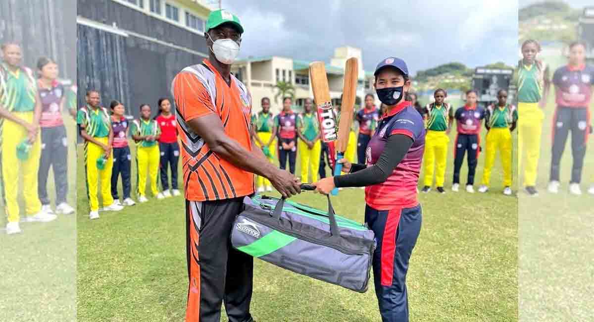 Karimnagar girl makes mark in cricket in USA