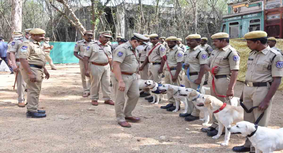 Hyderabad CAR headquarters gets dog kennel and motor transport office