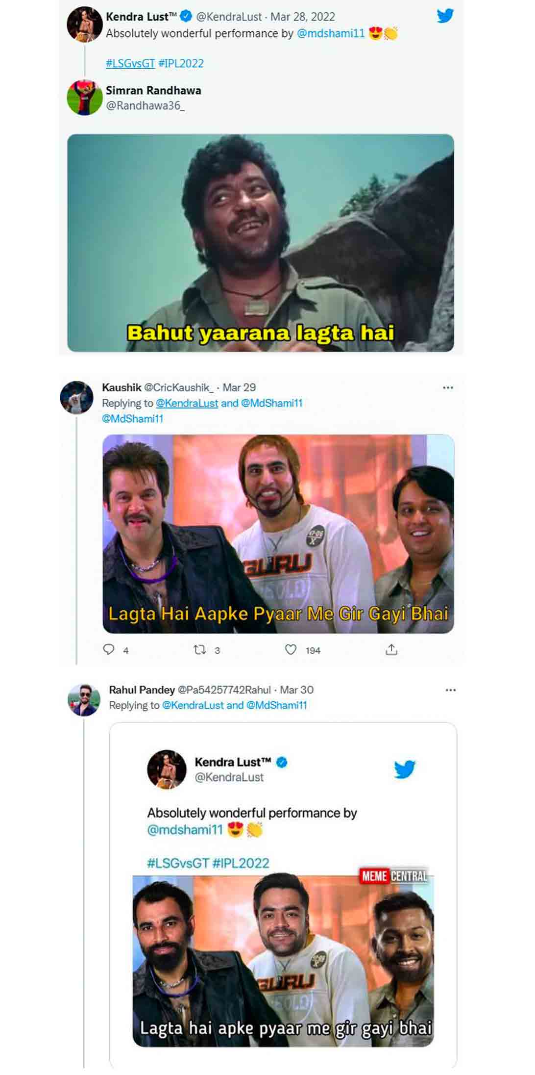 Adult film star Kendra Lust bowled over by cricketer Mohammed Shami! –  Telangana Today