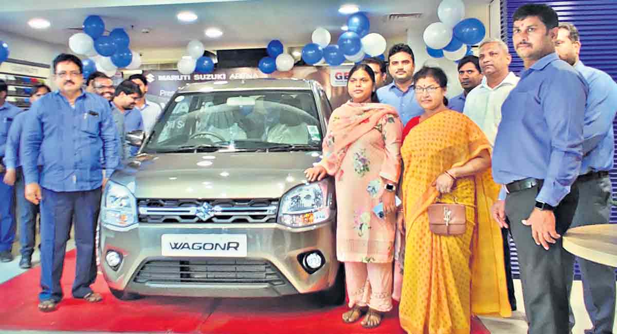 Maruti Wagon R unveiled at Gem Maruti Arena showroom
