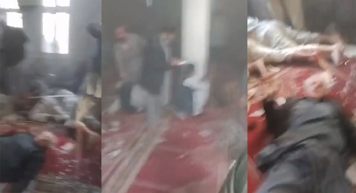 Watch: Mosque bombed in northwest Pakistan, at least 30 killed