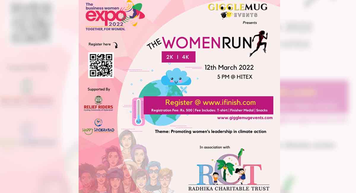 Women Run to be held in Hyderabad on March 8
