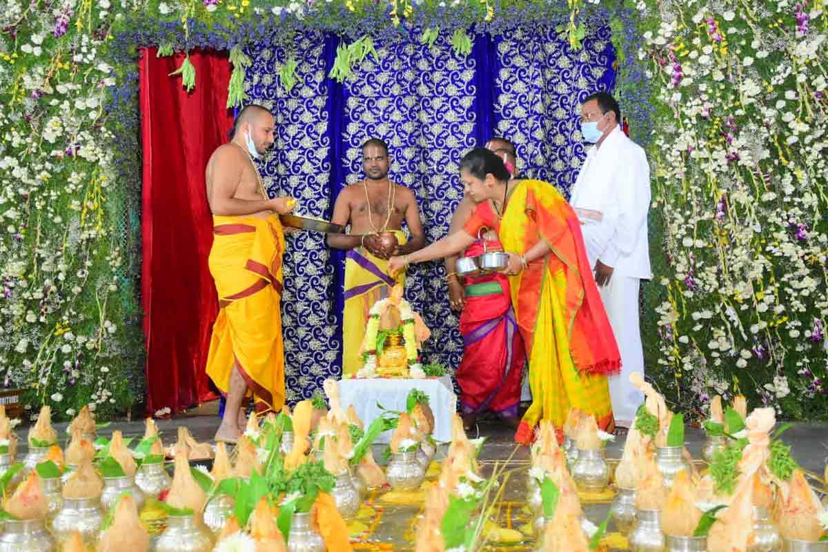 Annual brahmostavams of Lakshminarsimha Swamy at Yadadri concluded