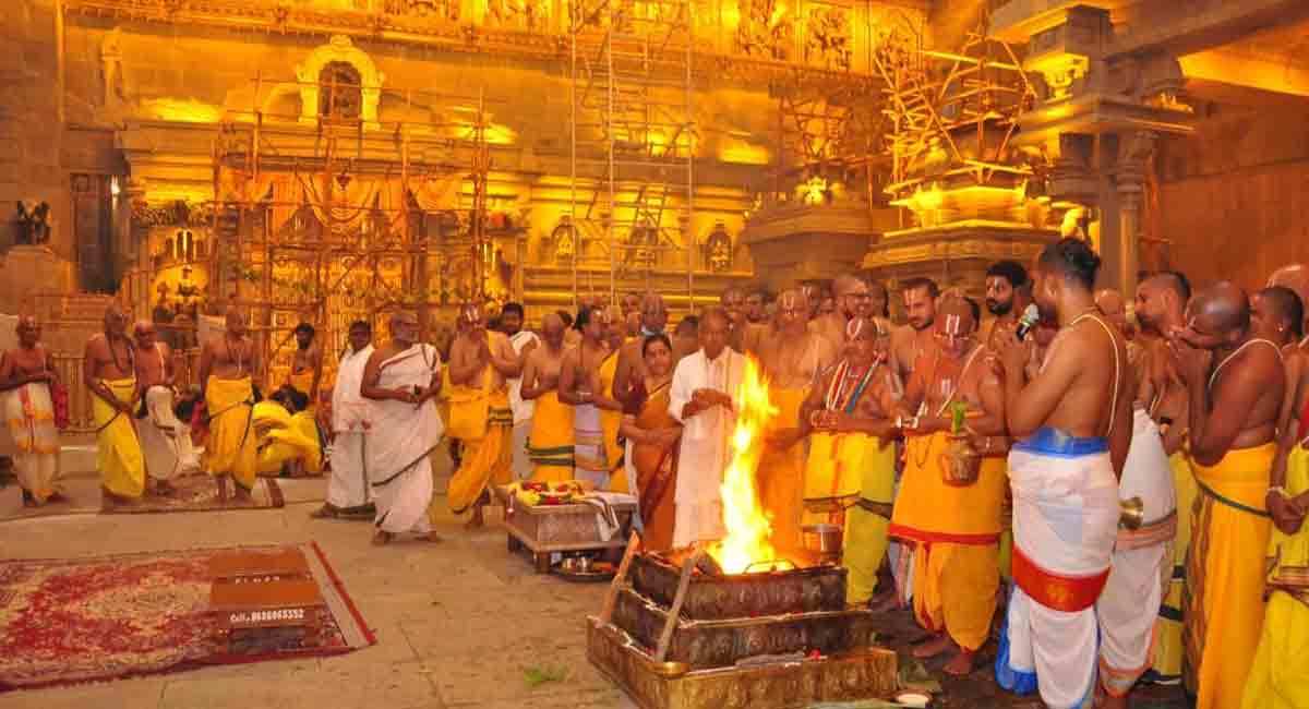 Devotees can have darshan at Yadadri hill shrine after 4 pm on March 28