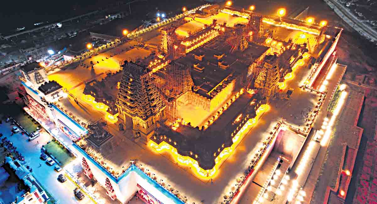 Yadadri set to open for devotees from Monday