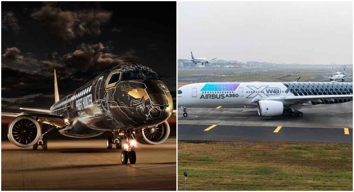 Hyderabad: Big birds from Airbus, Embraer steal the show at Wings India